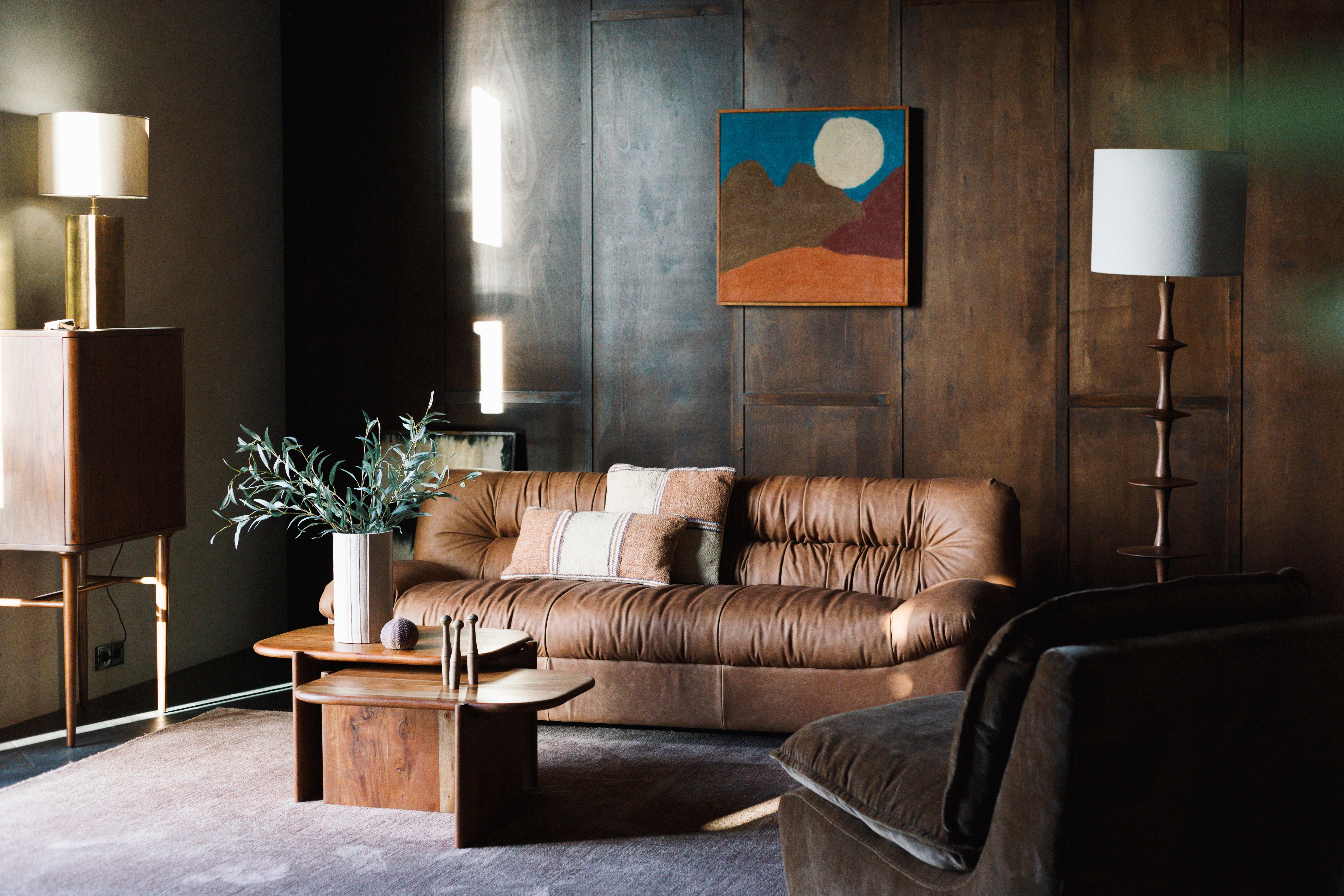 Dutchbone Feller Brown Mango Wood Coffee Table